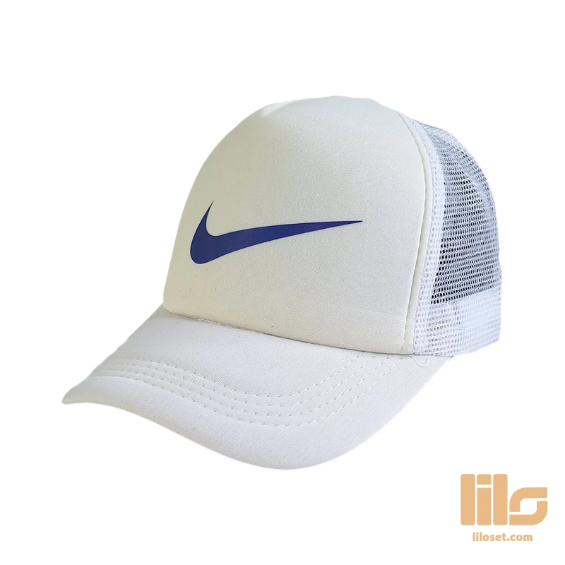 کلاه ابری پشت توری nike سفید