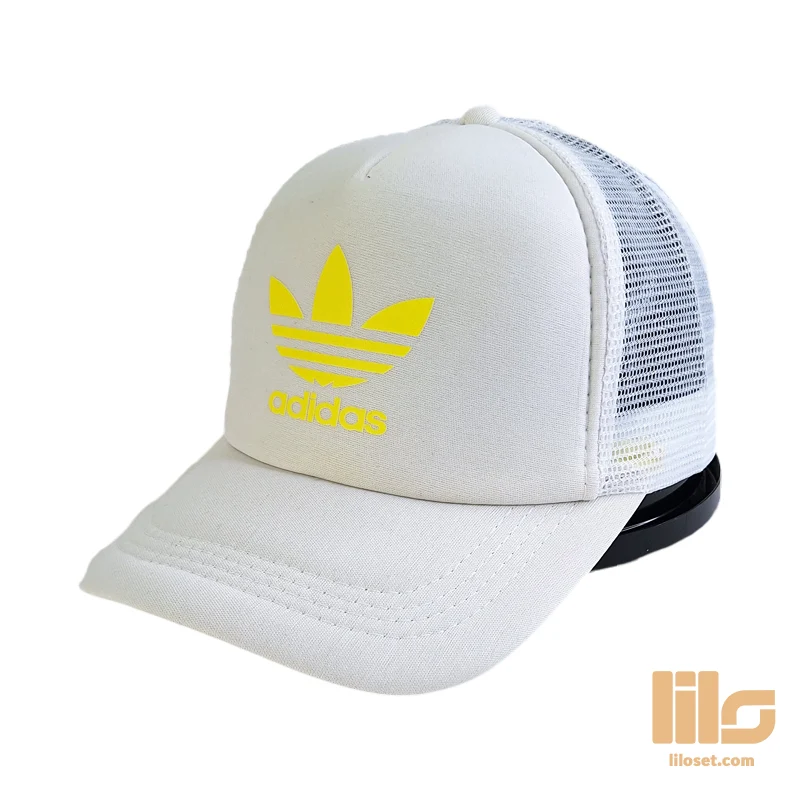 کلاه ابری پشت توری سفید adidas