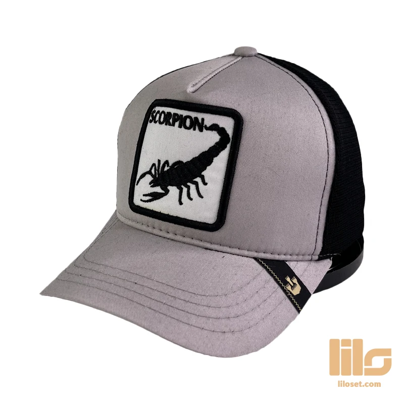 کلاه پشت توری scorpion