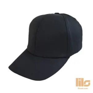 کلاه کتان مشکی ساده اقتصادی