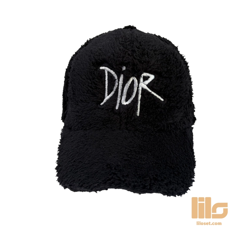 کلاه بیسبالی تدی مشکی DIOR
