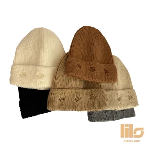 کلاه بافت درشت زاپ دار ترند