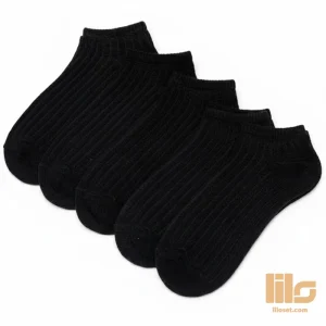 جوراب مچی کبریتی مشکی ساده